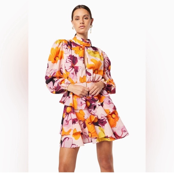 Elliott floral dress size medium. NWT - Picture 3 of 8